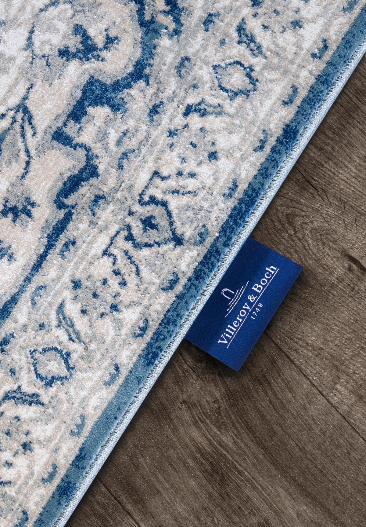LÄUFER 80/240 cm Kollektion 1869  - Blau/Creme, Design, Kunststoff/Textil (80/240cm) - Villeroy & Boch
