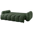 SCHLAFSOFA Webstoff Grün  - Schwarz/Grün, KONVENTIONELL, Kunststoff/Textil (262/93/117cm) - Carryhome