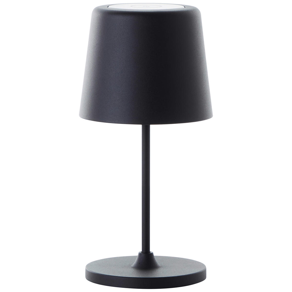 AKKU-TISCHLEUCHTE Kaami 10/37 cm   - Schwarz, Basics, Kunststoff/Metall (10/37cm) - Brilliant