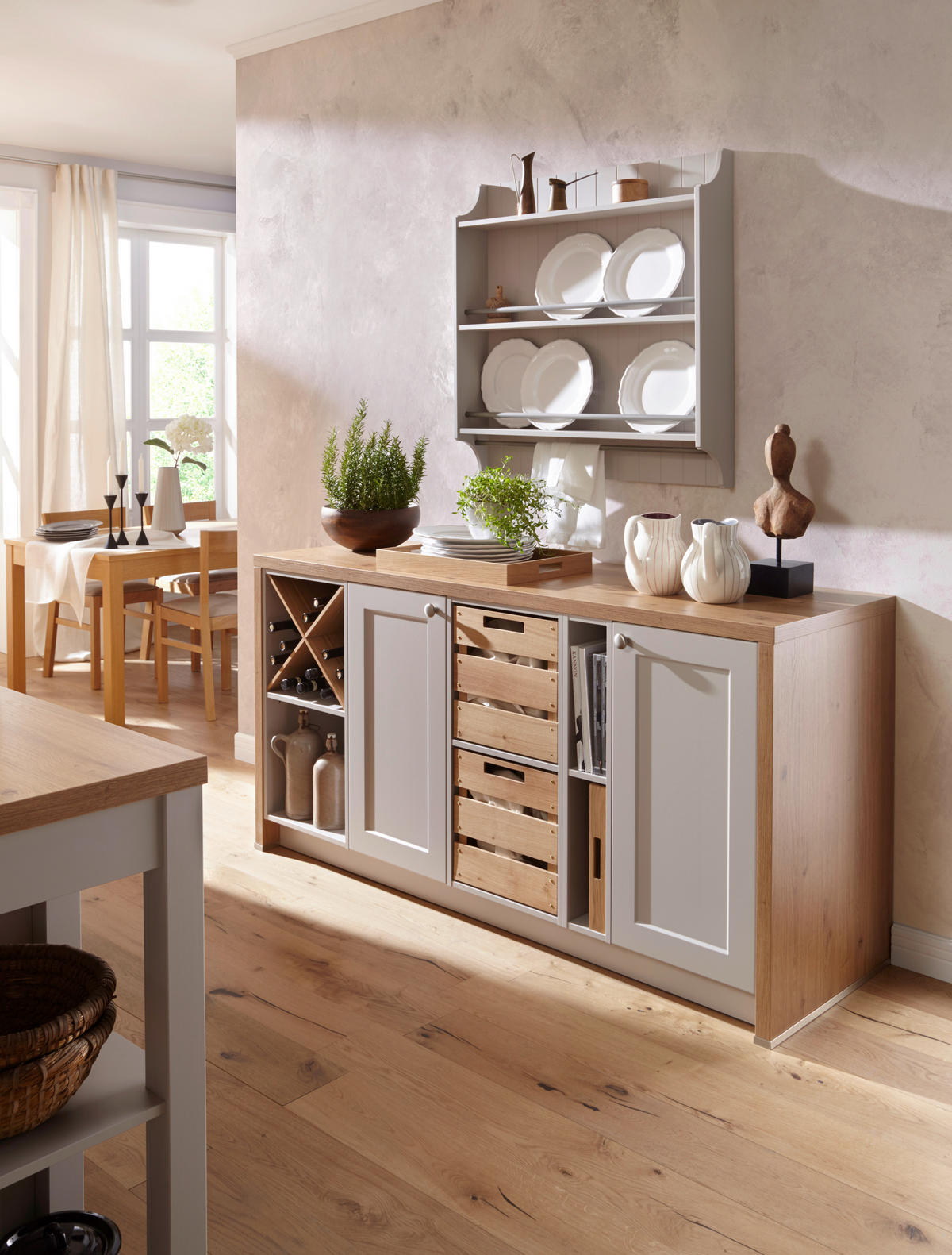 EINBAUKÜCHE Victoria Satin  - LIFESTYLE, Holzwerkstoff - Novel