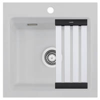 SPÜLE Kara 51 / 50030176  - Alufarben, Basics, Keramik (51/20/51cm) - Systemceram