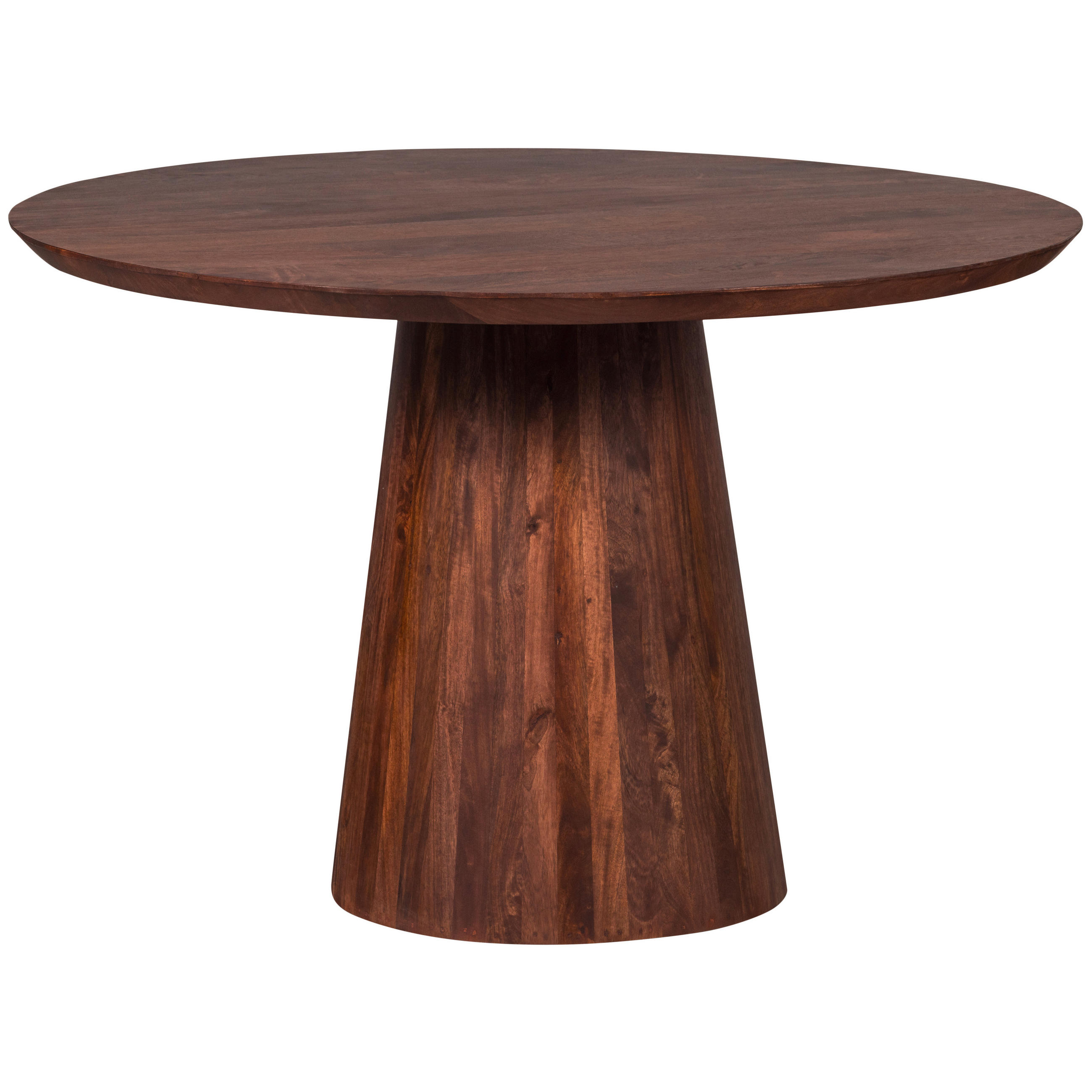 ESSTISCH in Holz 130/130/76 cm  - Walnussfarben, Design, Holz (130/130/76cm) - Livetastic