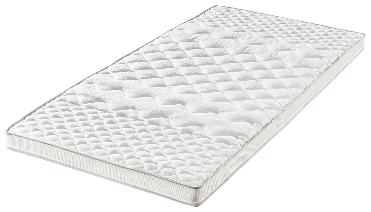 TOPPER 100/200 cm Höhe ca. 8 cm  - Weiß, Basics, Textil (100/200cm) - Modante