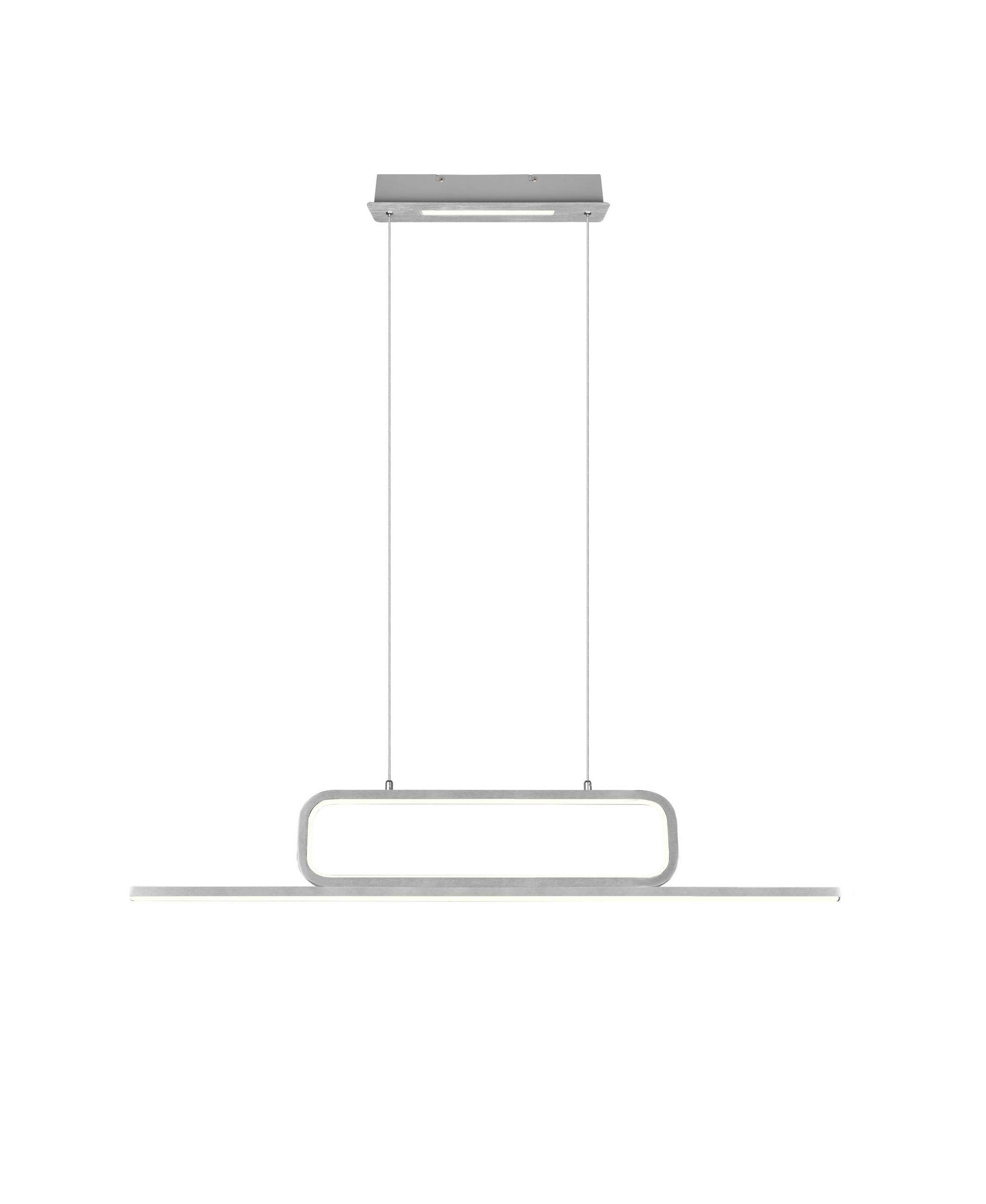 LED-HÄNGELEUCHTE 110/7,5/150 cm  - Alufarben, Basics, Metall (110/7,5/150cm) - Trio Leuchten