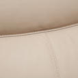 3-SITZER-SOFA in Leder Beige  - Beige/Schwarz, Design, Leder/Metall (208/105/98cm) - Emilio Belluti