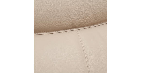 3-SITZER-SOFA in Leder Beige - Beige/Schwarz, Design, Leder/Metall (208/105/98cm) - Emilio Belluti