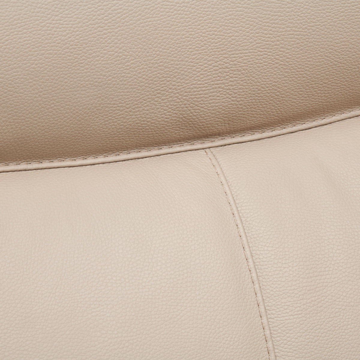 SESSEL Echtleder Beige    - Beige/Schwarz, Design, Leder/Metall (107/105/98cm) - Emilio Belluti