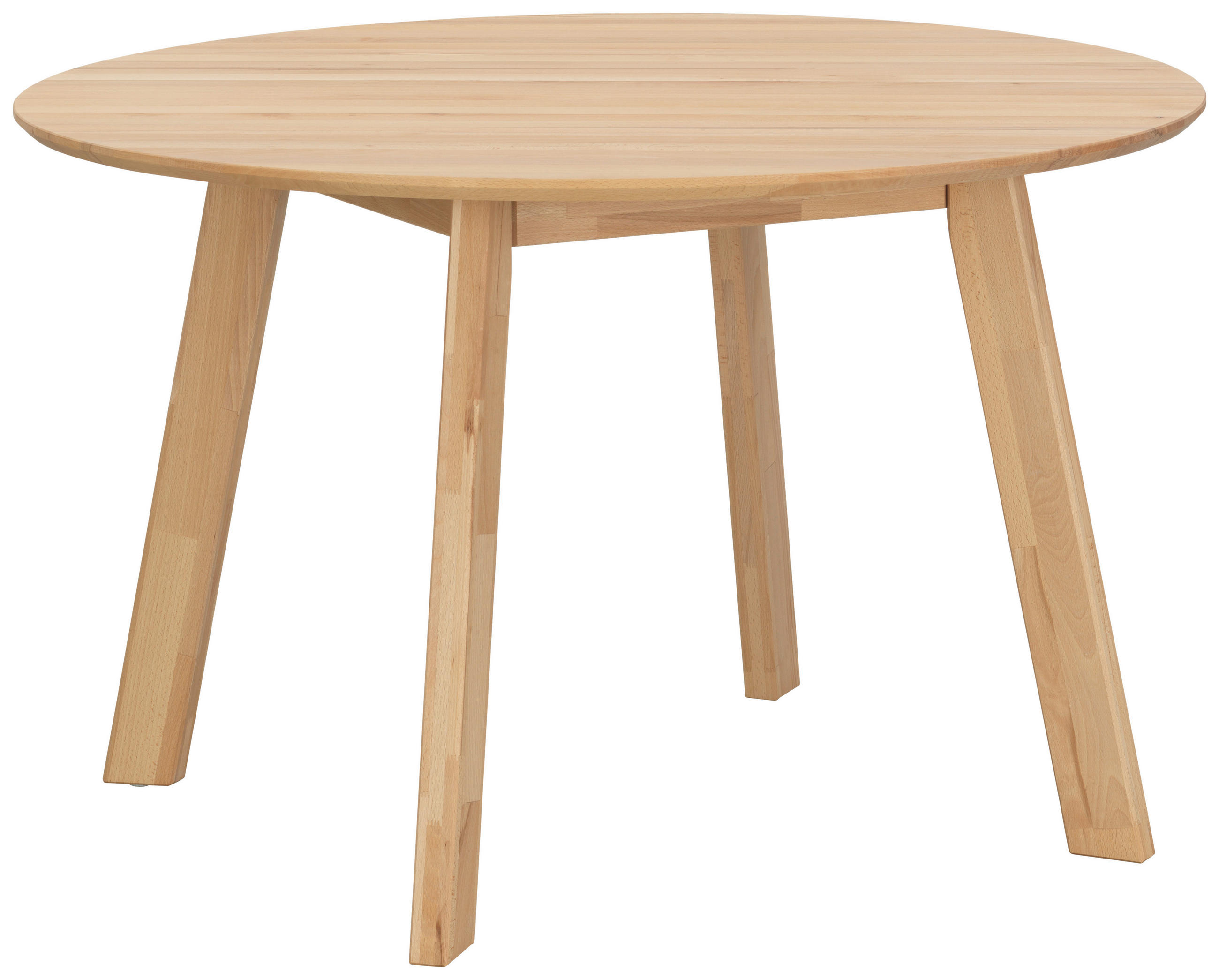 ESSTISCH in Holz 120/120/75 cm  - Kernbuche, Natur, Holz (120/120/75cm) - Livetastic