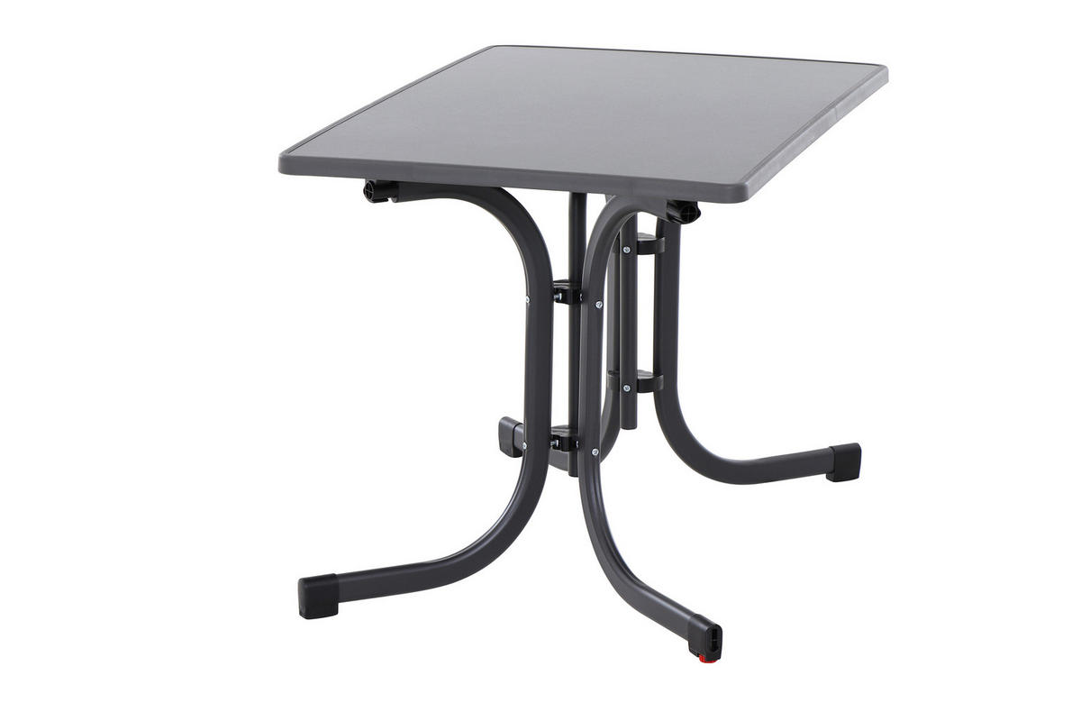 GARTENKLAPPTISCH 110/70/71 cm  - Anthrazit, KONVENTIONELL, Holzwerkstoff/Metall (110/70/71cm) - Siena Garden