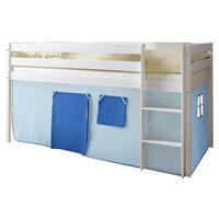 HOCHBETT 90/200 cm  - Weiß/Dunkelblau, Natur, Holz (90/200cm) - MID.YOU