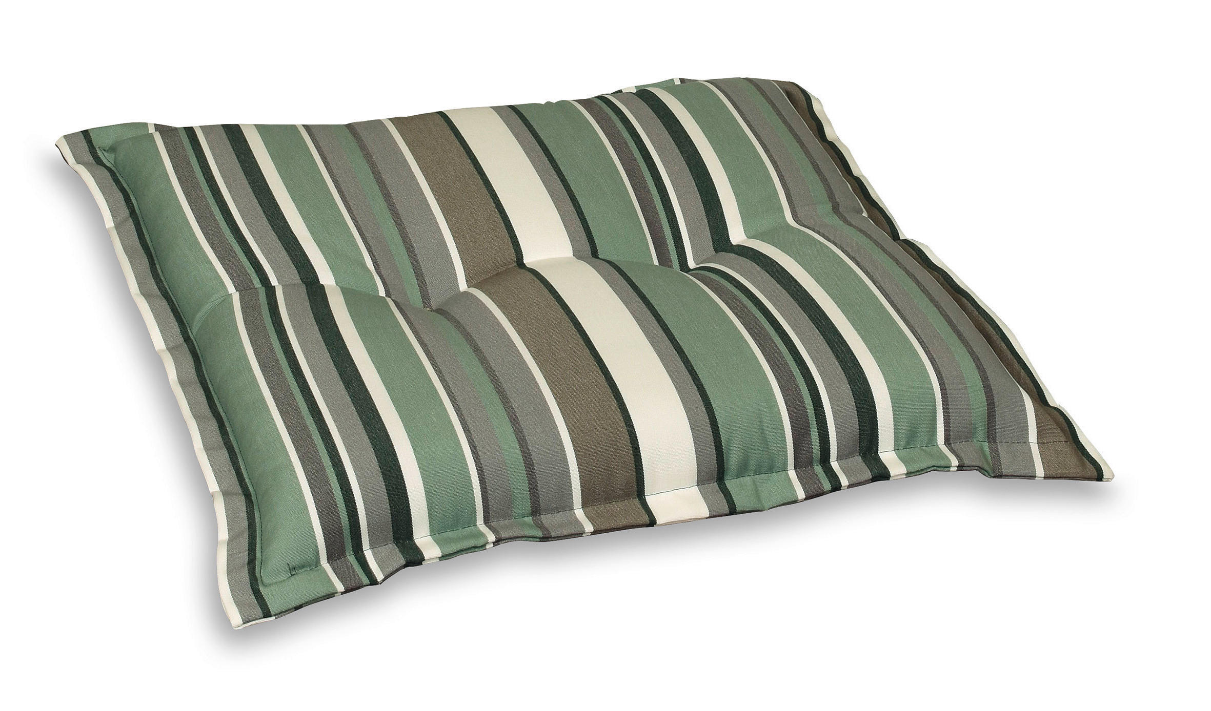 GARTENHOCKERAUFLAGE  - Dunkelgrau/Creme, Basics, Textil (50/9/50cm)