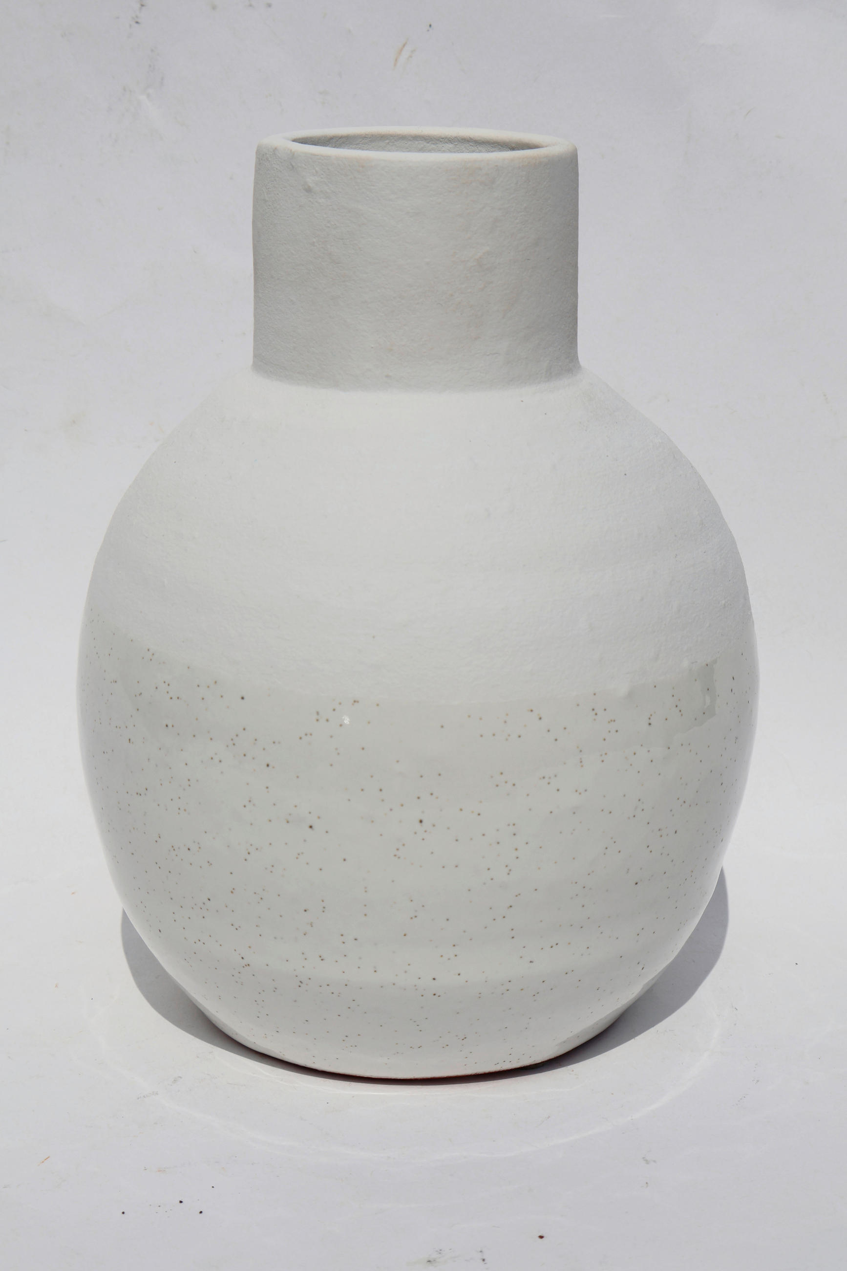 VASE  - Weiß, Basics, Keramik (15/20/15cm)