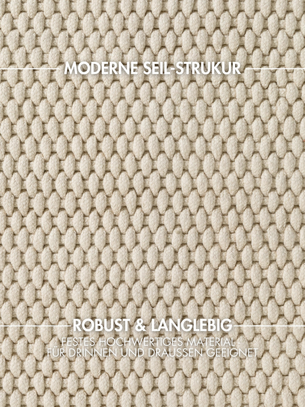 HANDWEBTEPPICH 80/150 cm Southwark Creme  - Creme, Basics, Textil (80/150cm) - Ted Baker