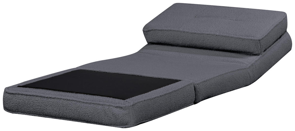 SCHLAFSESSEL in Teddystoff Grau  - Grau, MODERN, Textil (74/61,5/80cm) - MID.YOU
