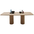 ESSTISCH      - Eiche Bianco, Design, Holz (220/110/76cm) - Dieter Knoll
