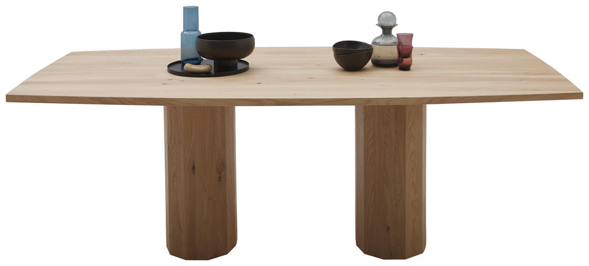 ESSTISCH      - Eiche Bianco, Design, Holz (220/110/76cm) - Dieter Knoll