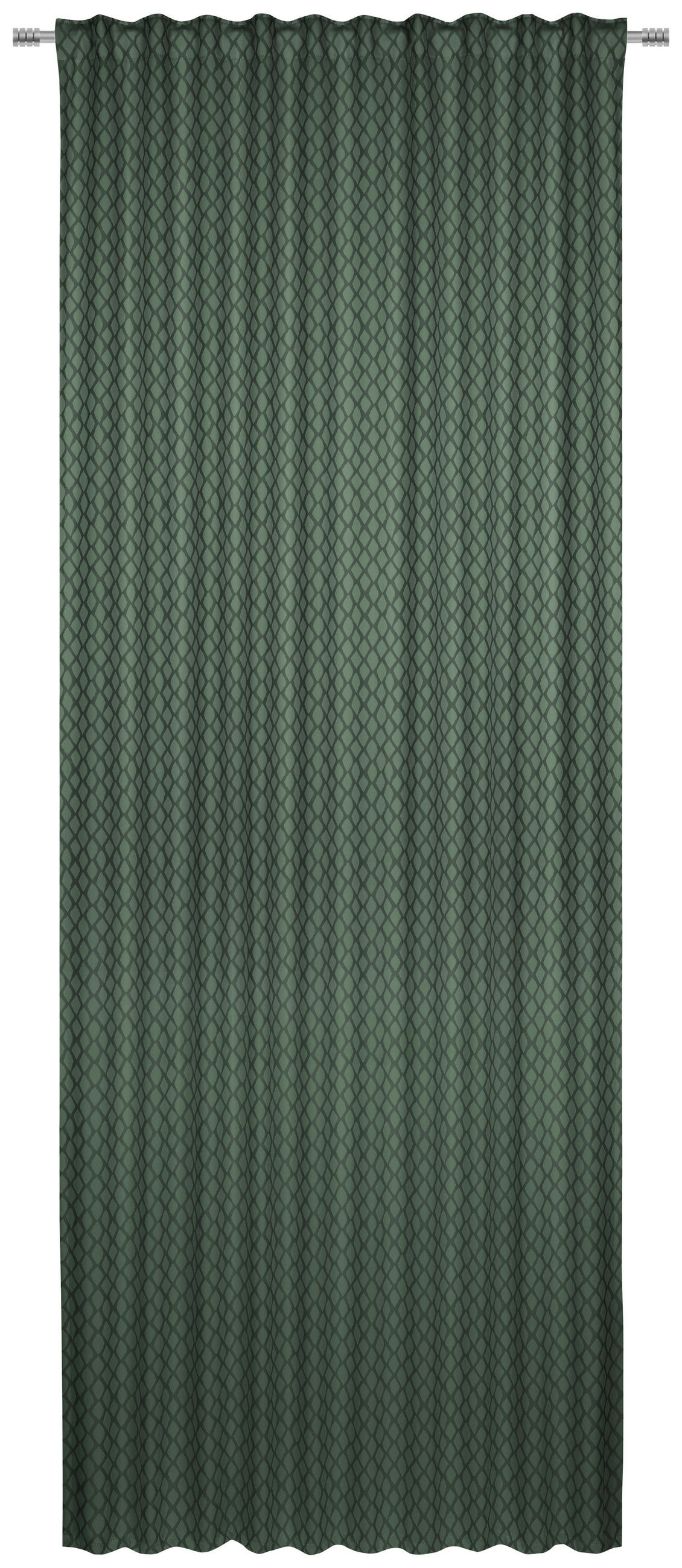 KÉSZFÜGGÖNY részben fényzáró  - smaragdzöld, Konventionell, textil (140/245cm) - Dieter Knoll
