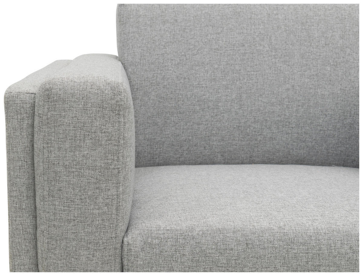 SESSEL in Webstoff Silberfarben  - Silberfarben/Schwarz, Design, Textil/Metall (97/82/90cm) - LOOKS by W.Joop