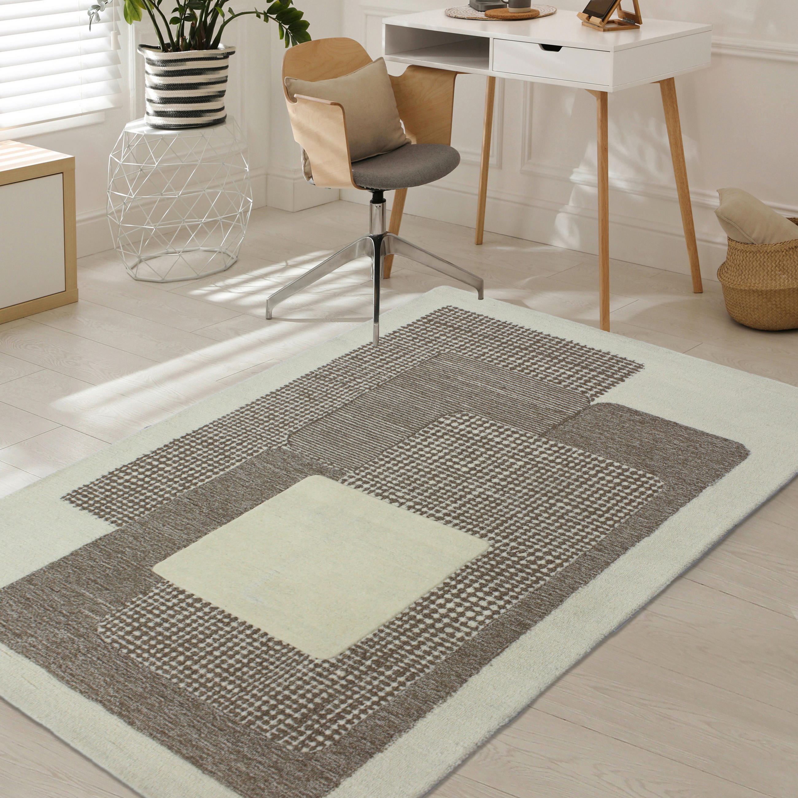 WOLLTEPPICH 160/230 cm Beige - Beige, Basics, Textil (160/230cm)