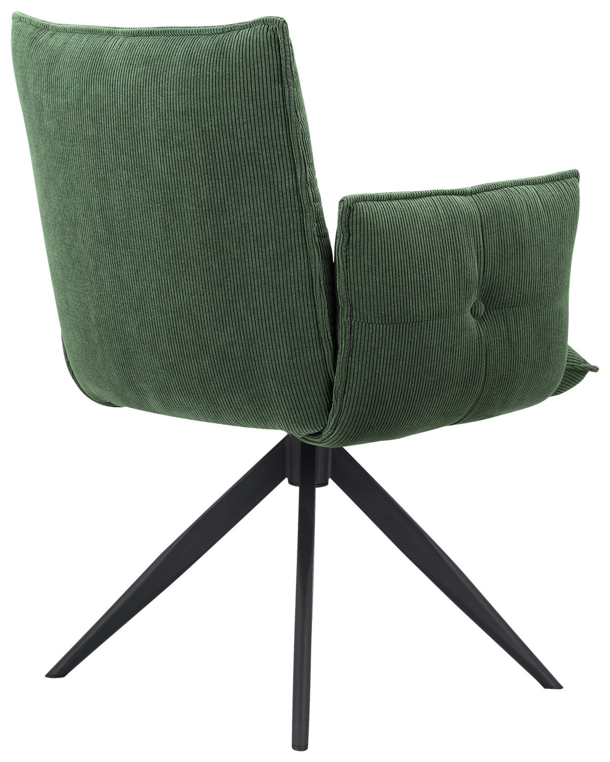 KAROSSZÉK zöld, fekete  - fekete/zöld, Design, textil/fém (63,5/85/63,5cm) - Novel