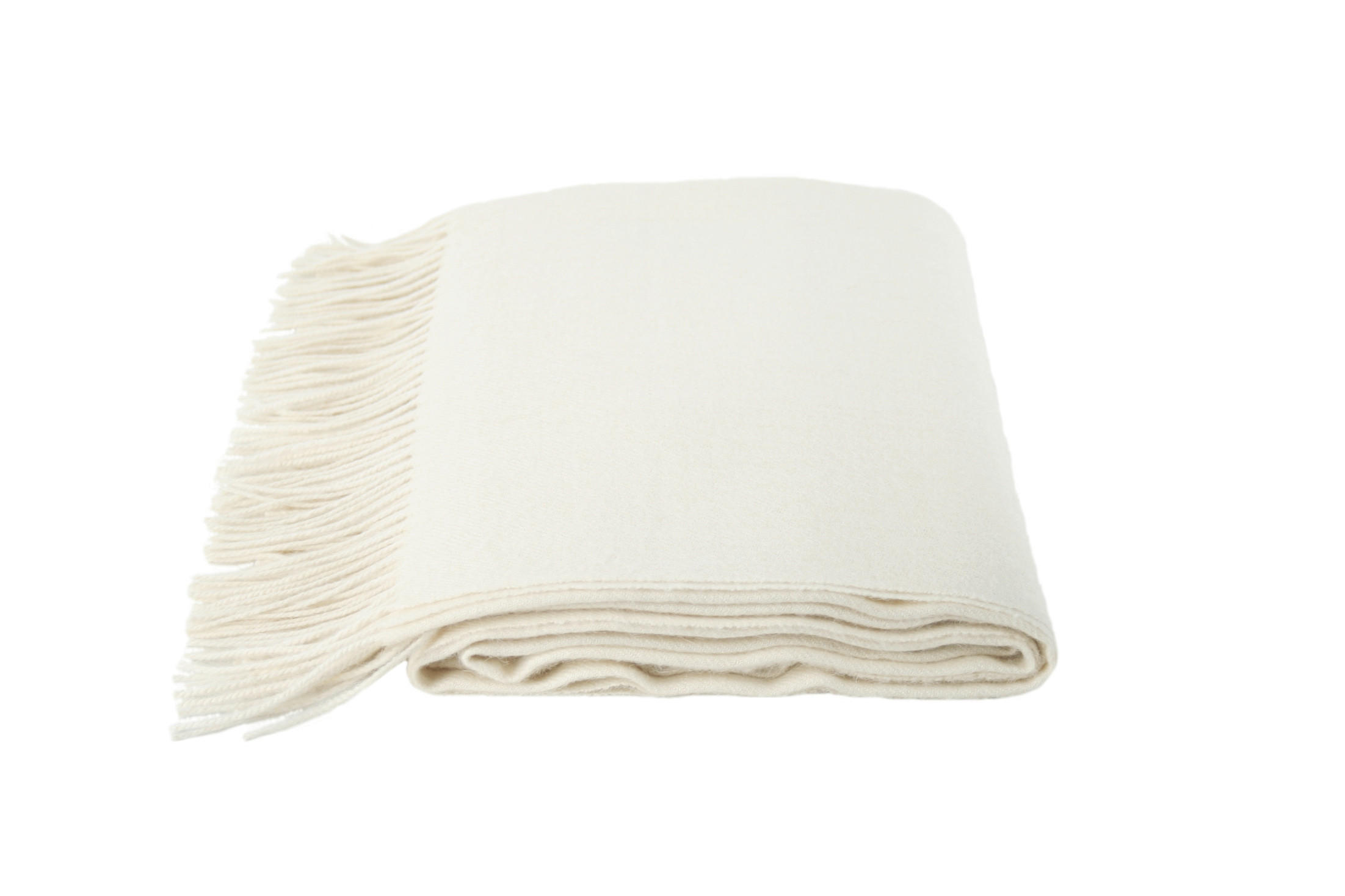 DECKE Classic Alpaca Weiß Classic Alpaca 130/200 cm  - Naturfarben/Weiß, KONVENTIONELL, Textil (130/200cm) - Zoeppritz