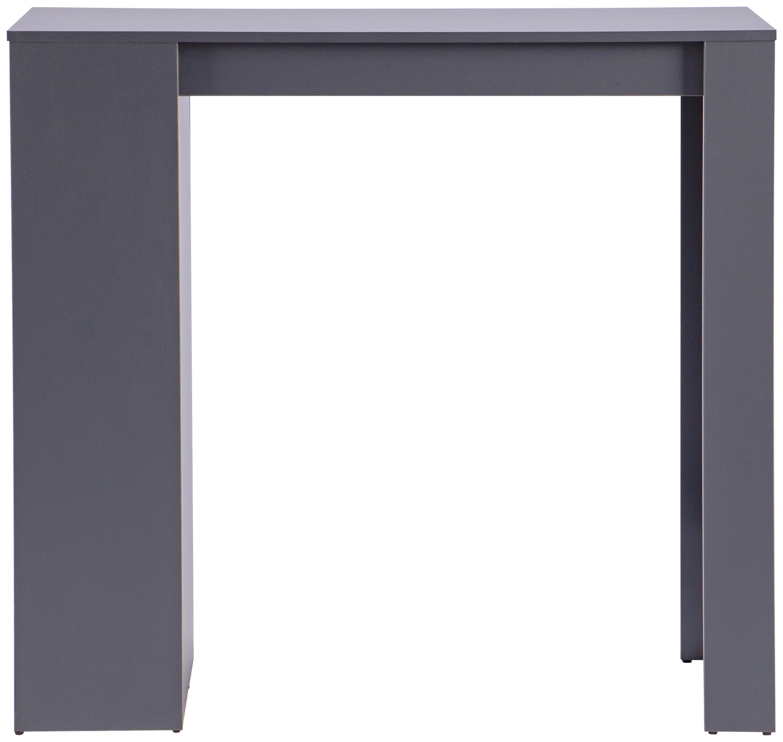 BARTISCH rechteckig Dunkelgrau  - Dunkelgrau, KONVENTIONELL, Holzwerkstoff (110/103/50cm) - P & B