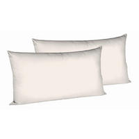 KOPFKISSENBEZUG 40/80 cm  - Perlmutt, Basics, Textil (40/80cm) - Fleuresse