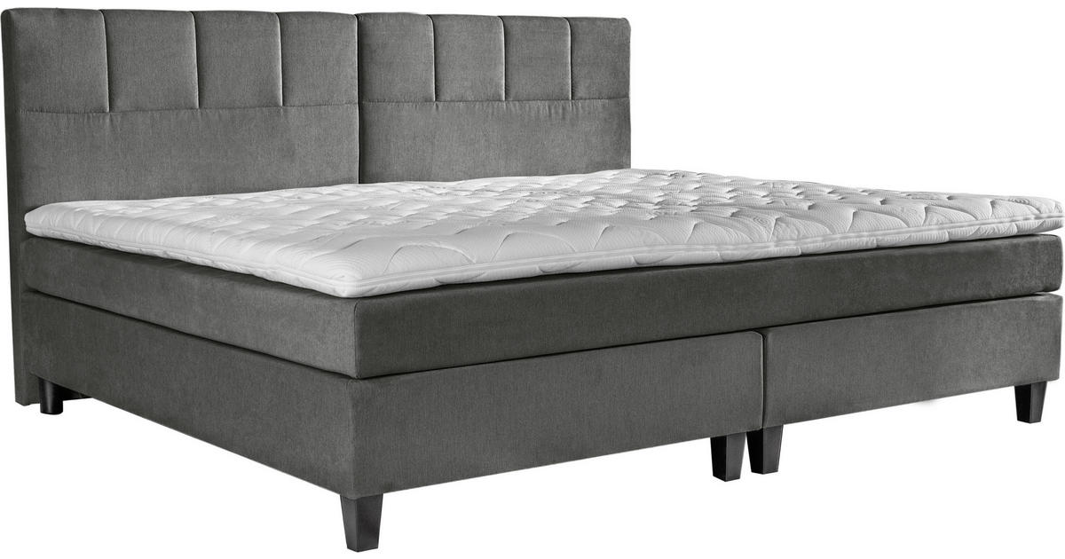 Esposa BOXSPRINGBETT 240/200 cm in Grau online kaufen ➤ 