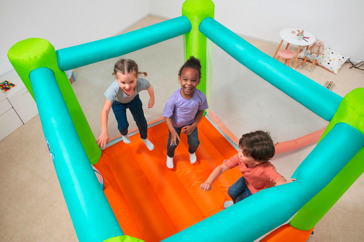 TRAMPOLIN 194/175/170 cm  - Multicolor, Basics, Kunststoff/Metall (194/175/170cm) - Bestway