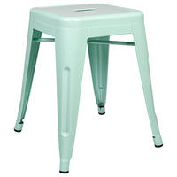 HOCKER Pastellgrün  - Pastellgrün, Basics, Metall (39/46/39cm) - MID.YOU