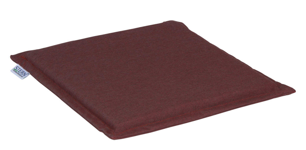 GARTENSITZKISSEN  - Rot, Basics, Textil (44/3/44cm) - Stern