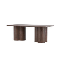 ESSTISCH in Holz 210100/100/75 cm   - Braun, MODERN, Holz (210100/100/75cm) - Livetastic