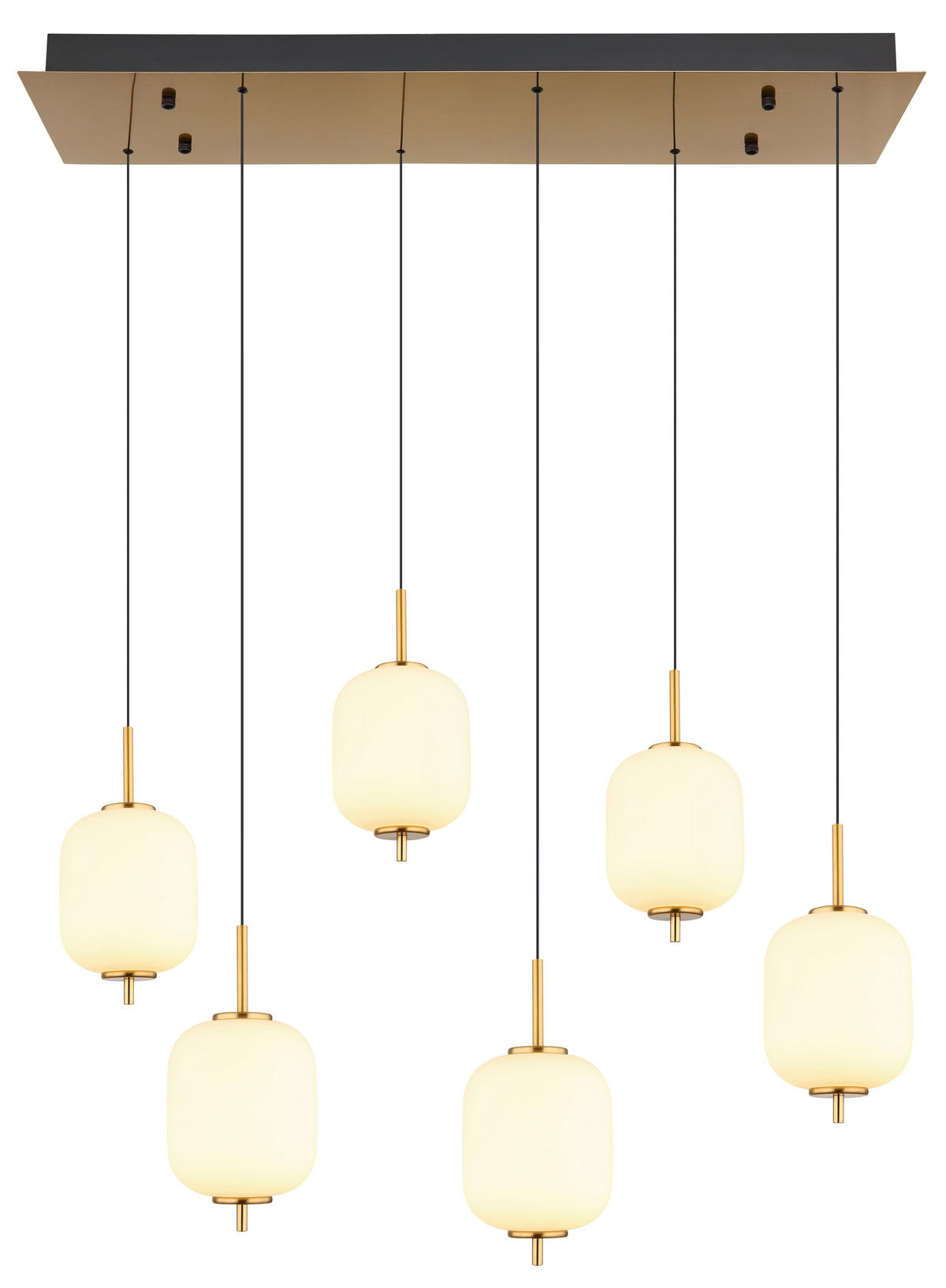 VISEČA LED-SVETILKA  Ewald //3000 K/230 V/ - črna/opal, Konvencionalno, kovina/umetna masa (80,5/29,5/220cm)