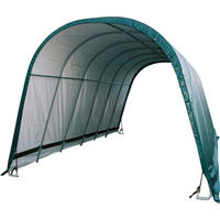 ZELTGARAGE  - Dunkelgrün, Basics, Kunststoff (730/400/300cm) - Ambia Garden