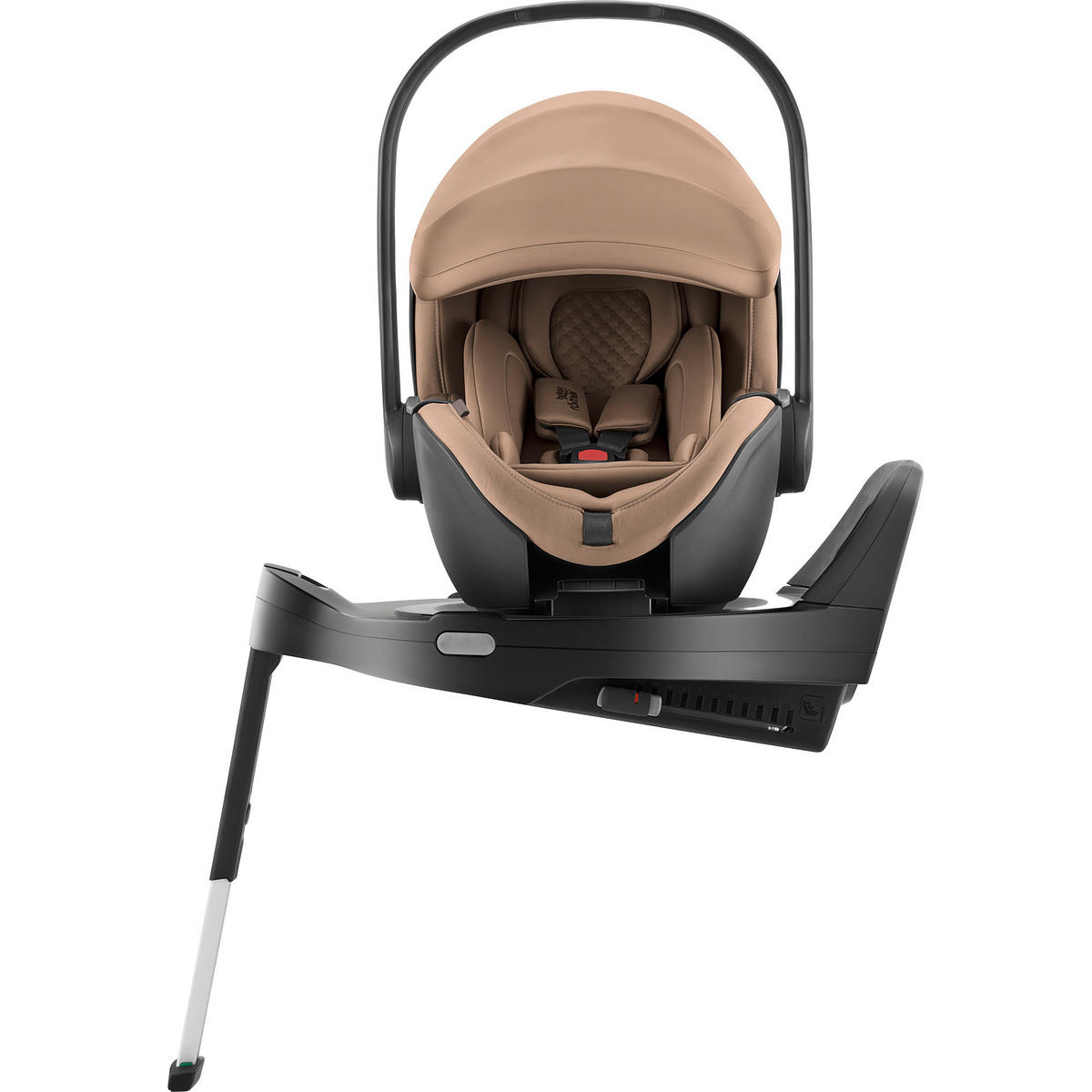 KINDERWAGENSET  Smile 5Z Set  Warm Caramel  - Hellbraun/Grau, Basics, Textil/Metall (57/112/97,7cm) - Britax Römer