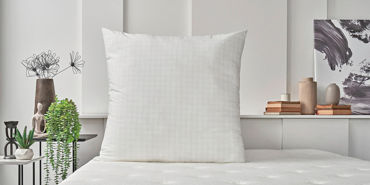 KOPFPOLSTER   - Weiß, Basics, Textil (80/80/20cm) - Yatas