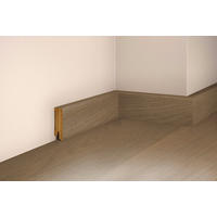 SOCKELLEISTE, Eiche Cafe Pur  - Basics, Holz (220/5/1,7cm) - Tilo