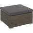 LOUNGEHOCKER - Edelstahlfarben/Goldfarben, Design, Glas/Kunststoff (71/34/71cm) - Ambia Garden LOUNGEHOCKER - Edelstahlfarben/Goldfarben, Design, Glas/Kunststoff (71/34/71cm) - Ambia Garden