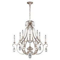 LESTENEC  Elstead Dewitt  77.5/102.9 cm          E14 - srebrne barve, Konvencionalno, kovina (77.5/102.9cm) - Elstead Lighting