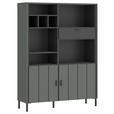 HIGHBOARD 112,1/156/40 cm  in Anthrazit, Schlammfarben  - Schlammfarben/Anthrazit, Design, Holzwerkstoff/Kunststoff (112,1/156/40cm) - Carryhome