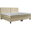 BOXSPRINGBETT 180/200 cm  in Creme  - Dunkelgrau/Creme, Trend, Holz/Textil (180/200cm) - Esposa