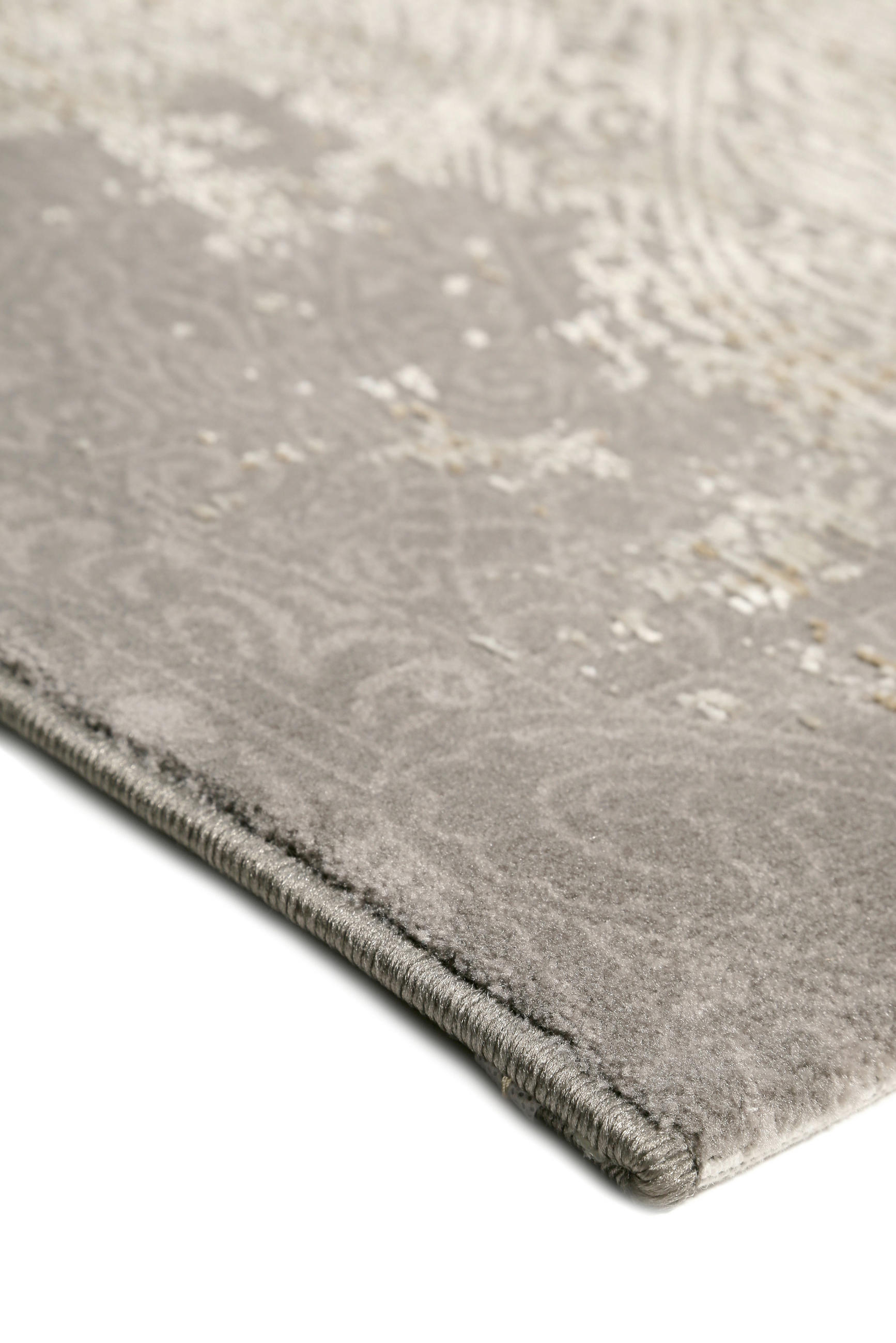 VINTAGE-TEPPICH 133/200 cm Baroque Vintage Grau, Silberfarben, Beige  - Beige/Silberfarben, LIFESTYLE, Textil (133/200cm) - WECON HOME