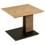 BEISTELLTISCH in Holz, Holzwerkstoff 55/47/47-65 cm  - Wildeiche/Anthrazit, Natur, Holz/Holzwerkstoff (55/47/47-65cm) - Novel