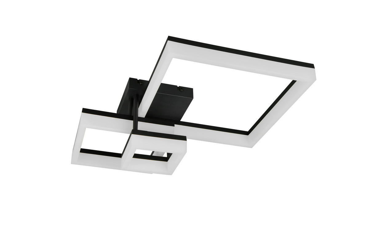 PLAFONIERĂ CU LED - alb/negru, Basics, plastic/metal (65,0/17,5/46,5cm)