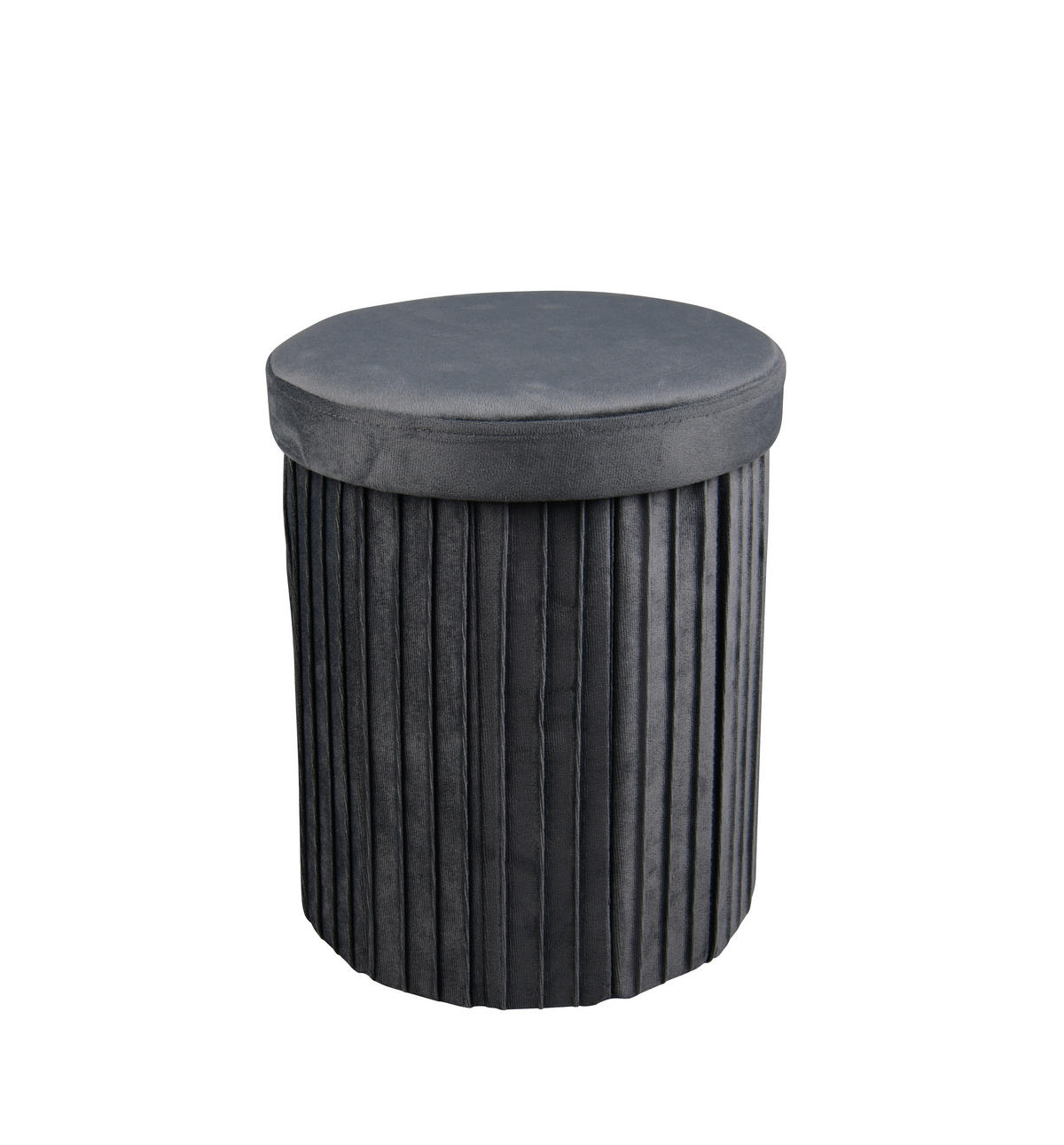 AUFBEWAHRUNGSBOX - Grau, MODERN, Textil (31/37,5/31cm) - Milino