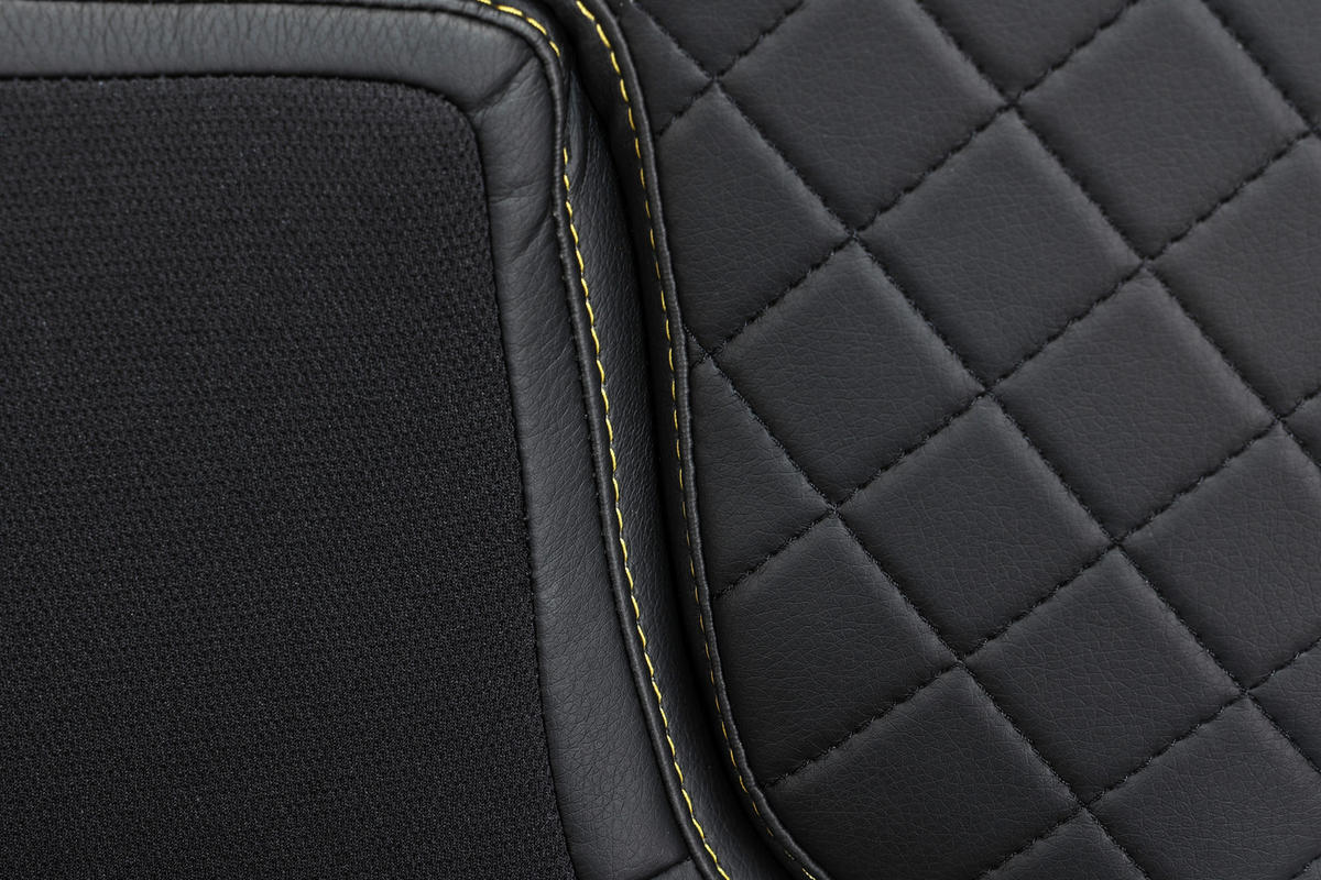 GEJMERSKA STOLICA  žuta, crna   - žuta/crna, Dizajnerski, metal/tekstil (68/119,5-129/64cm) - Novel