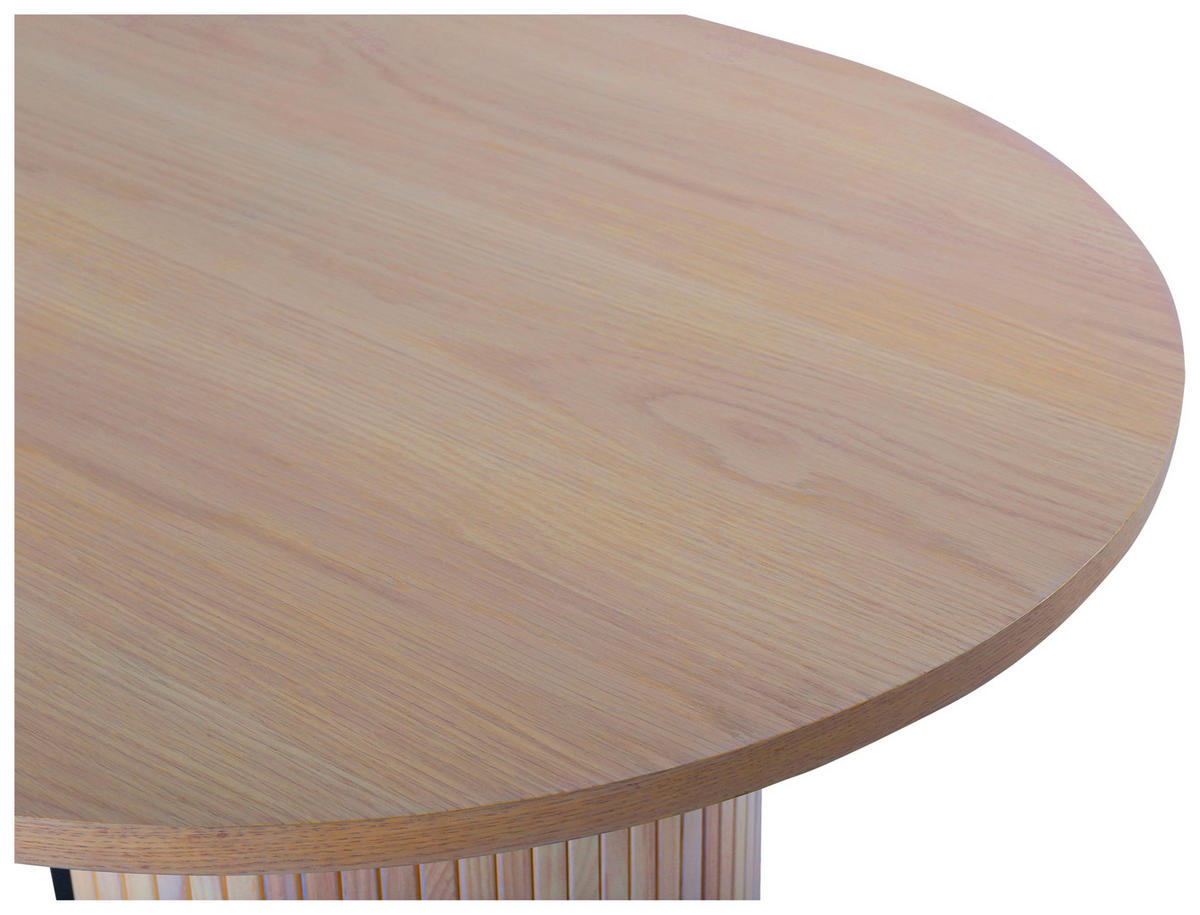 ESSTISCH in Holz, Holzwerkstoff 200/75/90 cm  - Eichefarben/Schwarz, Design, Holz/Holzwerkstoff (200/75/90cm) - Livetastic