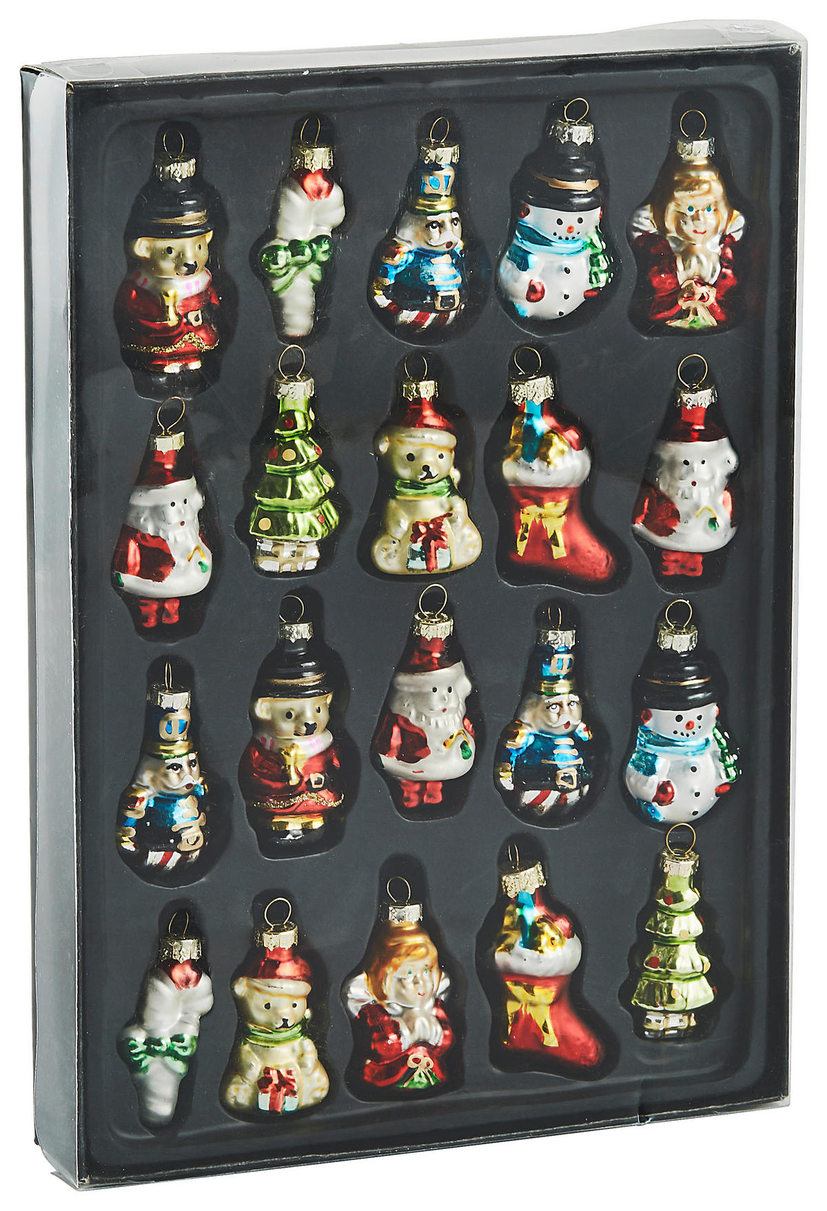 CHRISTBAUMANHÄNGER  - Multicolor, Glas (20/4/28cm) - X-Mas