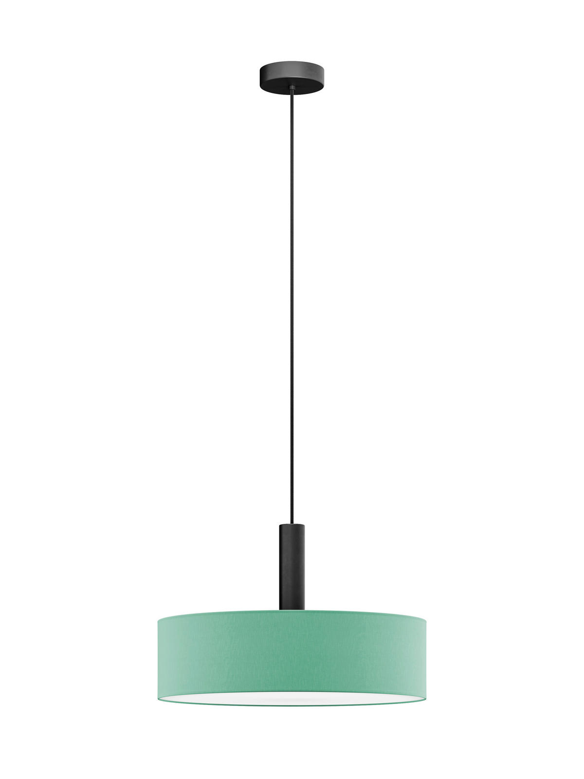 FÜGGŐLÁMPA 50/115 cm  - türkiz, Basics, műanyag/textil (50/115cm)