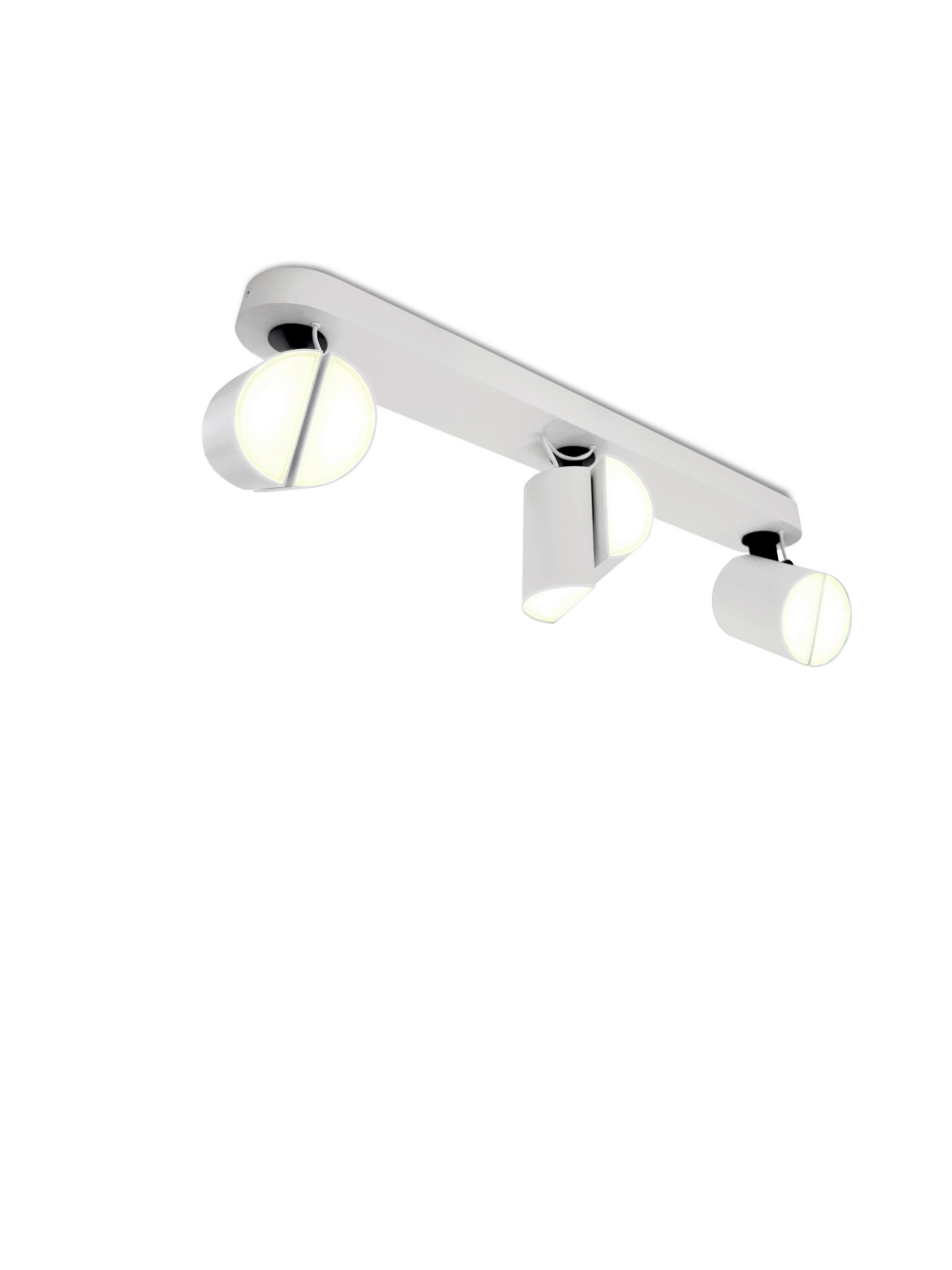 LED-DECKENSTRAHLER 80/6/19 cm    - Weiß, Design, Metall (80/6/19cm) - BOPP